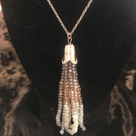 Long Necklace (32”) with Earrings - Picture 1 of 8